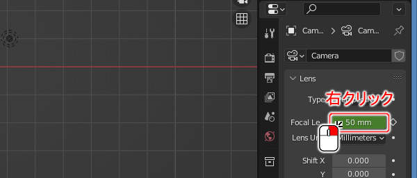 14. 画角を右クリックする 14. 画角を右クリックする