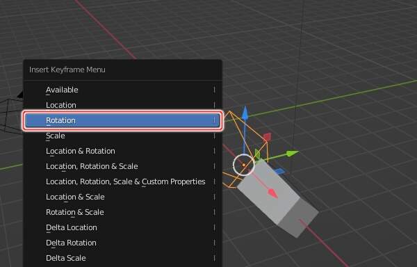19. 100フレーム目のラティスの回転量のキーフレームを登録 19. 100フレーム目のラティスの回転量のキーフレームを登録