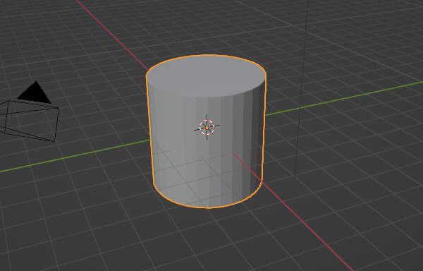 5. 円柱のメッシュが2倍に拡大される 5. 円柱のメッシュが2倍に拡大される