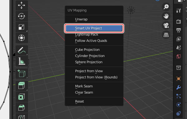 17. Smart UV Projectを実行 17. Smart UV Projectを実行