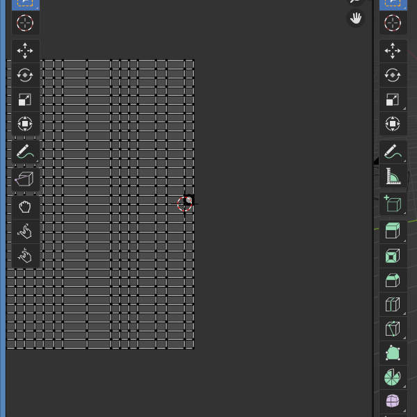 24. ズームアウトされたUV展開図 24. ズームアウトされたUV展開図