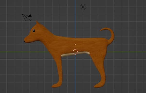 3. 3D Viewportの表示倍率が調整される 3. 3D Viewportの表示倍率が調整される
