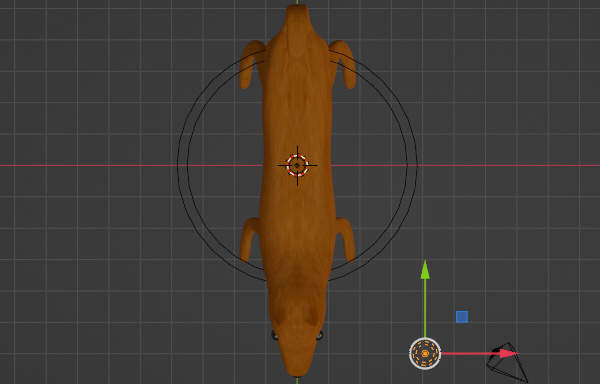 10. ポイントライトを鼻の横まで移動する 10. ポイントライトを鼻の横まで移動する